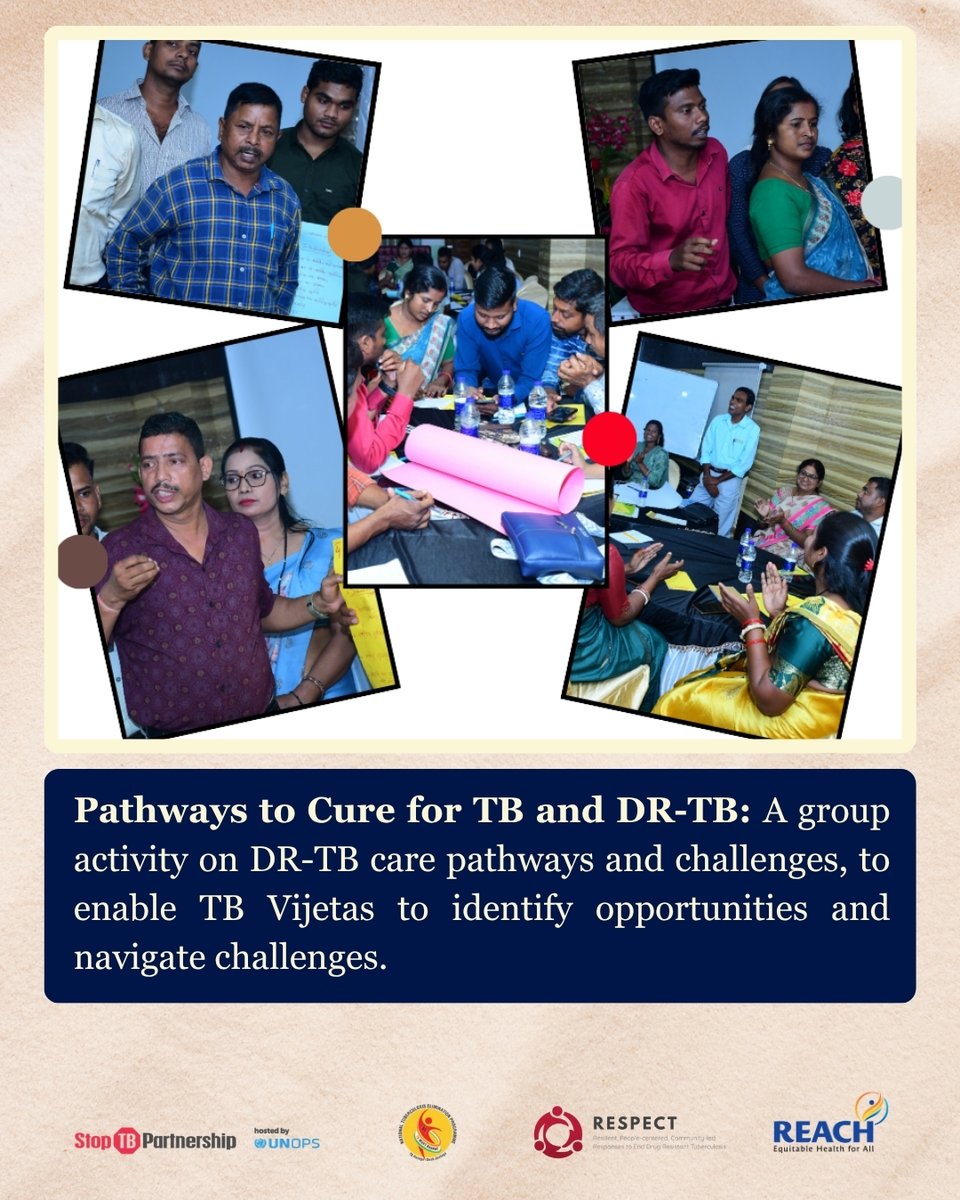 SpeakTB's tweet photo. Strong community leadership can help end TB.
As part of #ProjectRESPECT over 40 #TBVijetas and Champions came together for a three-day capacity-building workshop in Bhubaneshwar.
@TbDivision @StopTB @DrShobini76106 @nishantjeph @TbOdisha @sreenivas_nair @SahuSuvanand https://t.co/OV3X5aU8X1