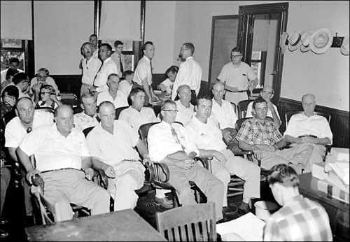 Black_Action's tweet photo. The jury in the case of the murder of Emmett Till. https://t.co/HEqSMd4h8i