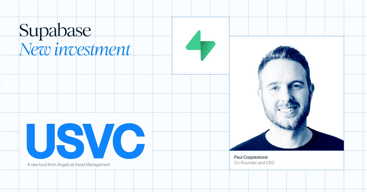 ankurnagpal's tweet photo. New USVC Investment: 

We invested in @supabase prior to the most recent round

Funding AI models is consensus, but we believe the infrastructure underneath them is just as valuable

And they are growing really fast as serious scale 👇 https://t.co/8akvyIxjHK