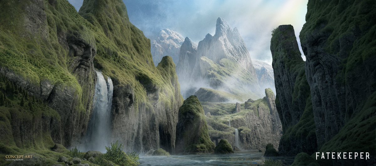BedulenkoMax's tweet photo. FATEKEEPER โ Early explorations of the protagonistโs cabin location. The goal was to create a broad alpine valley, rich with water features and unique landmarks that give the area its own character.
#3dscene #fantasylandscape #darkfantasy #fatekeeper https://t.co/QIwCxbxe9W