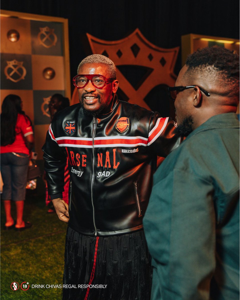 ChivasRegalNG's tweet photo. Our guests make match day style serious business. ​

Which slide are you rating a 10? 

 #ChivasxArsenal  #IRiseWeRise https://t.co/035jYeCEm0