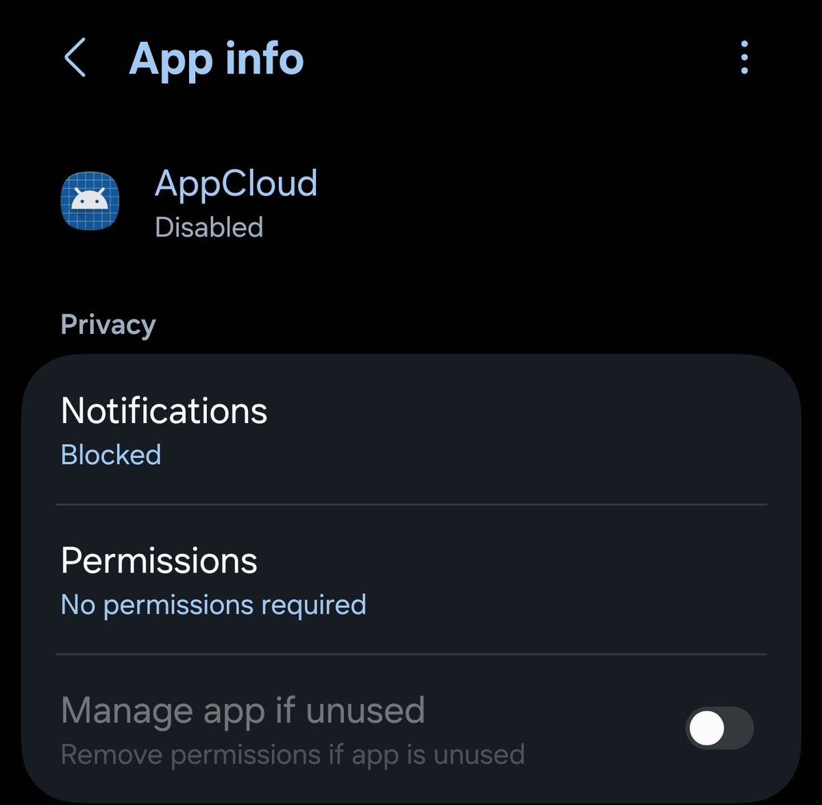 DeityHorus's tweet photo. @MuhammadAKJ @IntCyberDigest I have it on my s24 ultra, guess I'm not going to go with samsung anymore 🫤 https://t.co/OB1pbmeVfv
