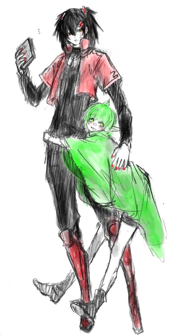 #うちの子描いてみませんかキャンペーン #イラスト 便乗