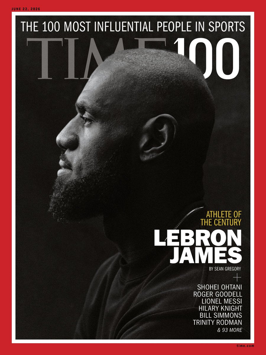 timelesssports_'s tweet photo. 𝟐𝟎𝟎𝟑 𝐒𝐩𝐨𝐫𝐭𝐢𝐧𝐠 𝐍𝐞𝐰𝐬 𝐌𝐚𝐠𝐚𝐳𝐢𝐧𝐞:

“Is LeBron James Overrated?”

𝟐𝟎𝟐𝟔 𝐓𝐈𝐌𝐄 𝐌𝐚𝐠𝐚𝐳𝐢𝐧𝐞:

“Athlete of the Century: LeBron James” https://t.co/AQuk9J6K1W