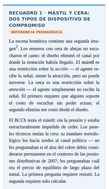 pavelgomezcom's tweet photo. Ulises no venció a las Sirenas por fuerza de voluntad: se ató al mástil antes de escucharlas.

Chile, 2007–2009, hizo algo parecido: usó un buffer porque antes había diseñado reglas, reputación y compromiso.

La credibilidad no se declara. Se diseña.

https://t.co/ugS8EZPgLX https://t.co/CWtm1oxF60