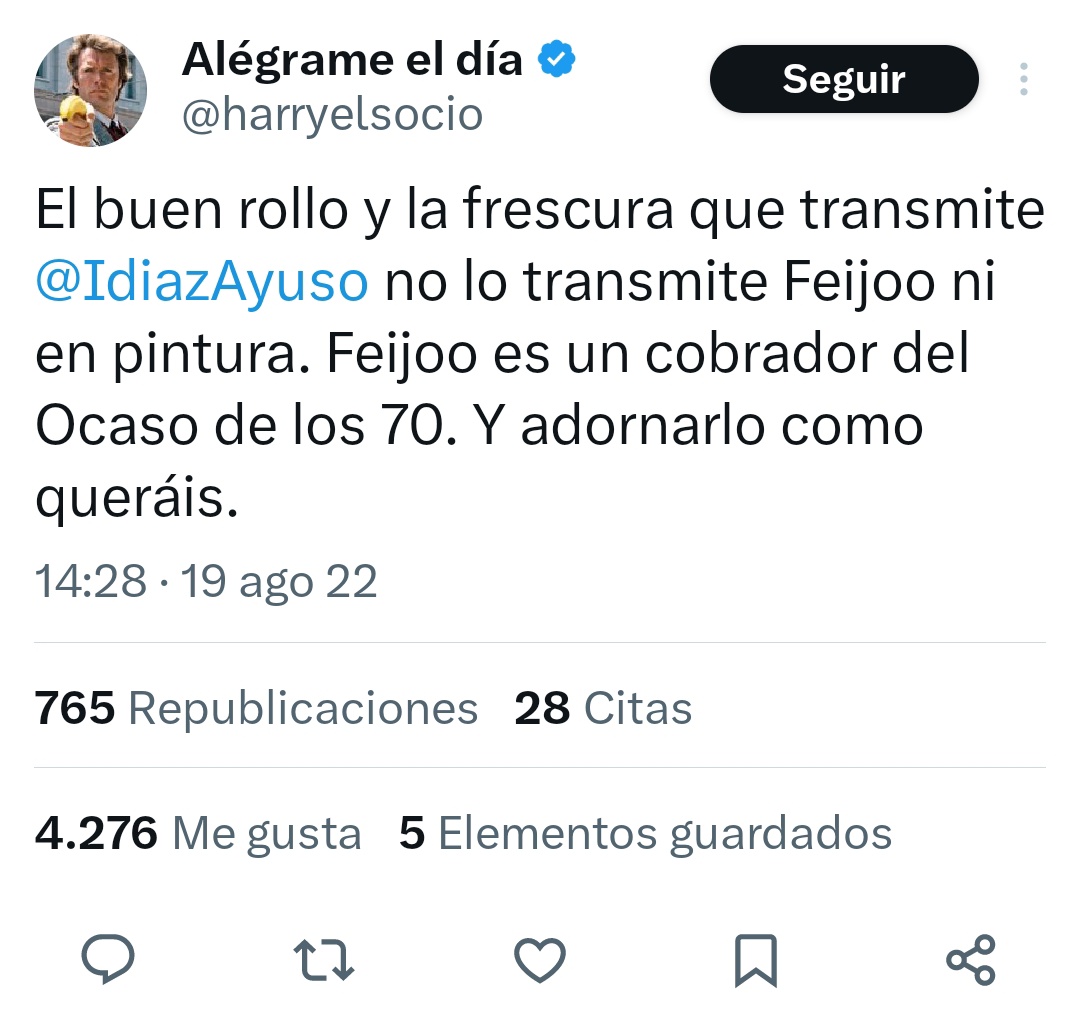 Manu_siux's tweet photo. @harryelsocio Pues idólatras constantemente a tu diosa Ayuso, la de la Madrid de los acentos. https://t.co/UbDHulHG13