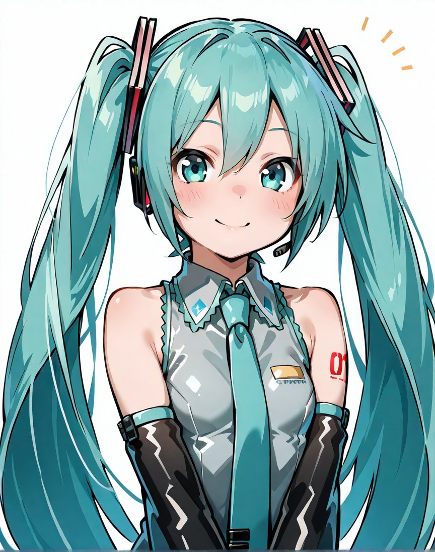 pusonamae's tweet photo. 初音ミクさんっぽいイラストです✨ 
#AIart #AIイラスト #StableDiffusion https://t.co/6NSpOTpN5Q