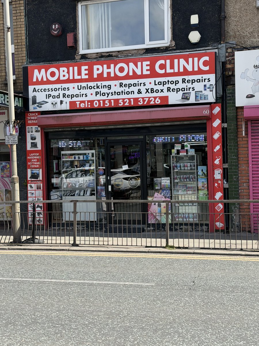 MobilePhoneCli1's tweet photo. Mobile Phone Clinic📍 60 Walton Vale, Liverpool L9 2BU (opposite Age UK) 📞 0151 521 3726 💬 WhatsApp: 07999 219 255 📧 info@themobilephoneclinic.com 🌐 https://t.co/1EG4CJF1ng
Thank you for 10 years of trust! 🙌 https://t.co/iqhYhYFCnx