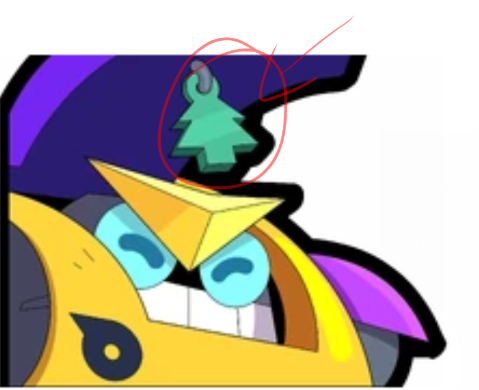 Ainhoaa_XD's tweet photo. Oigan, no se han dado cuenta que en la animación Bolt no lleva su llavero de árbol? 
#BoltBrawlStars #BrawlStarsBolt https://t.co/VxNUFgM0EU
