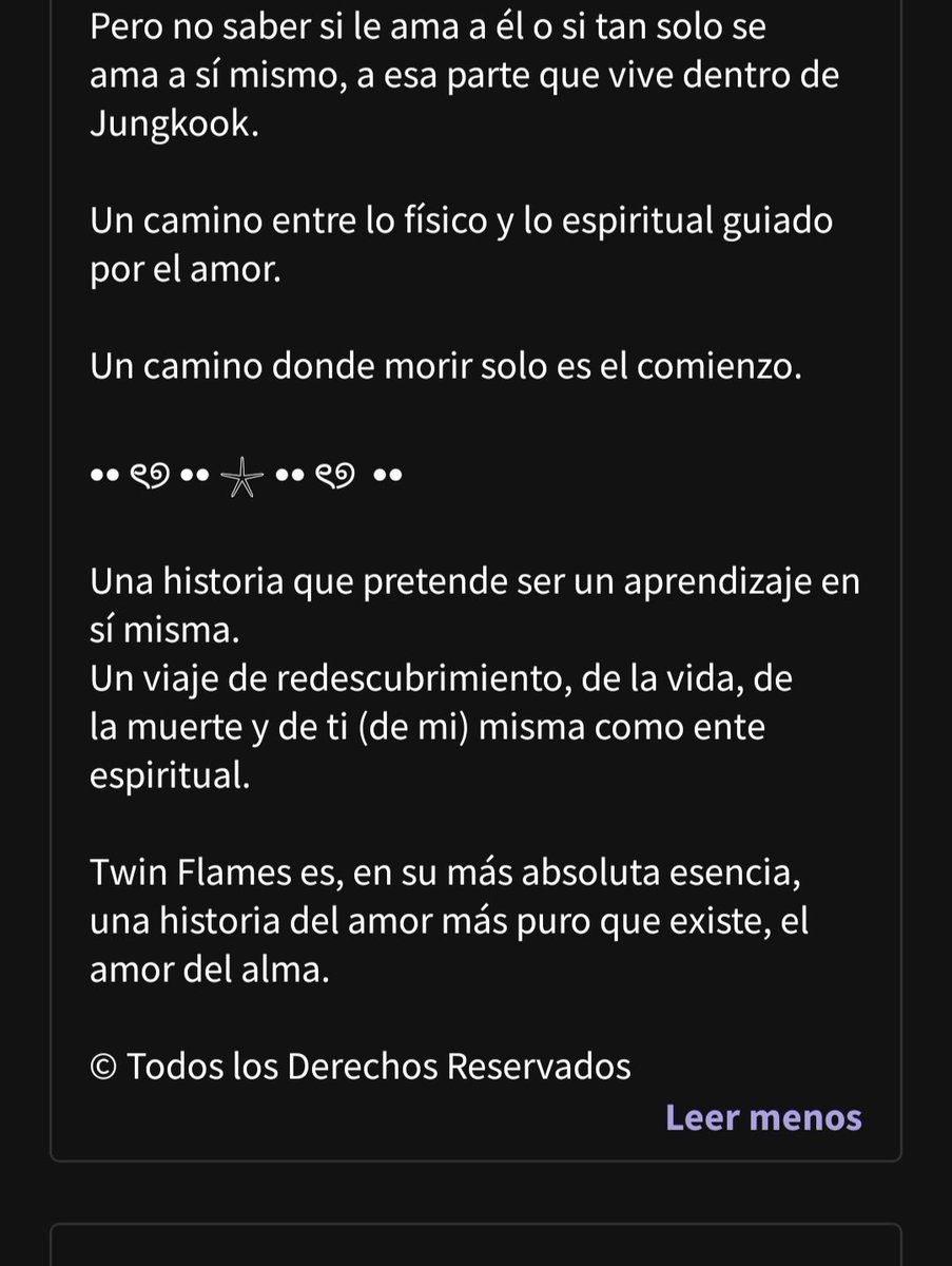 TaeKook_4516492's tweet photo. 𒆜TWIN FLAMES𒆜

•Fanfic Taekook [+18]

𓊈𝐈𝐧𝐜𝐥𝐮𝐬𝐨 𝐞𝐧 𝐞𝐥 𝐟𝐢𝐧, 𝐚𝐮́𝐧 𝐥𝐚𝐭𝐞 𝐮𝐧 𝐩𝐫𝐢𝐧𝐜𝐢𝐩𝐢𝐨𓊉

♧Trailer y primeros capítulos 
Domingo 14, 20h (cest)

#taekook #taekookau https://t.co/cfJ9NIcICY