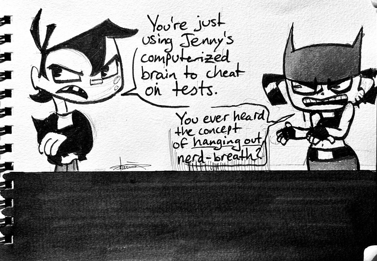 MonstarXany's tweet photo. As you can guess for my Tiff x Jenny story, Sheldon is not a fan of Tiff, Tiff also REALLY doesn't like Sheldon, do you think he deserved this?
This art was done by my friend https://t.co/FRdRHKbi87
#mlaatr #tiffcrust #jennywakeman #xj9 #sheldonlee #fanfiction #shipping https://t.co/kpe0x7pYTi