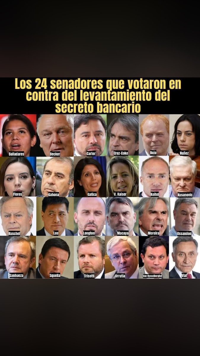 guzman_quiroga's tweet photo. Estos senadores porque tienen tanto miedo al levantamiento bancario , están financiados por externos   Y muchos más en la oscuridad de la transparencia. https://t.co/q3LFMQQt34