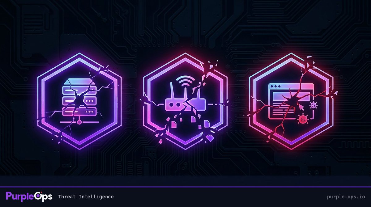 PurpleOps_io's tweet photo. Three critical RCEs worth dropping everything for this week:

Ivanti Sentry, CVE-2026-10520 (CVSS 10): unauthenticated, root-level command injection. Public PoC is already out. Patch 10.5.2 / 10.6.2 / 10.7.1.

Veeam Backup & Replication, CVE-2026-44963 (CVSS 9.4): any authenticated domain user gets RCE on a domain-joined backup server. Backups are the ransomware target, so this jumps the queue. Fixed in 12.3.2.4854 (v12 affected, v13 not).

Chrome, CVE-2026-11645: actively exploited in the wild, added to CISA's KEV catalog today.

If you run any of the three, today is a patching day.