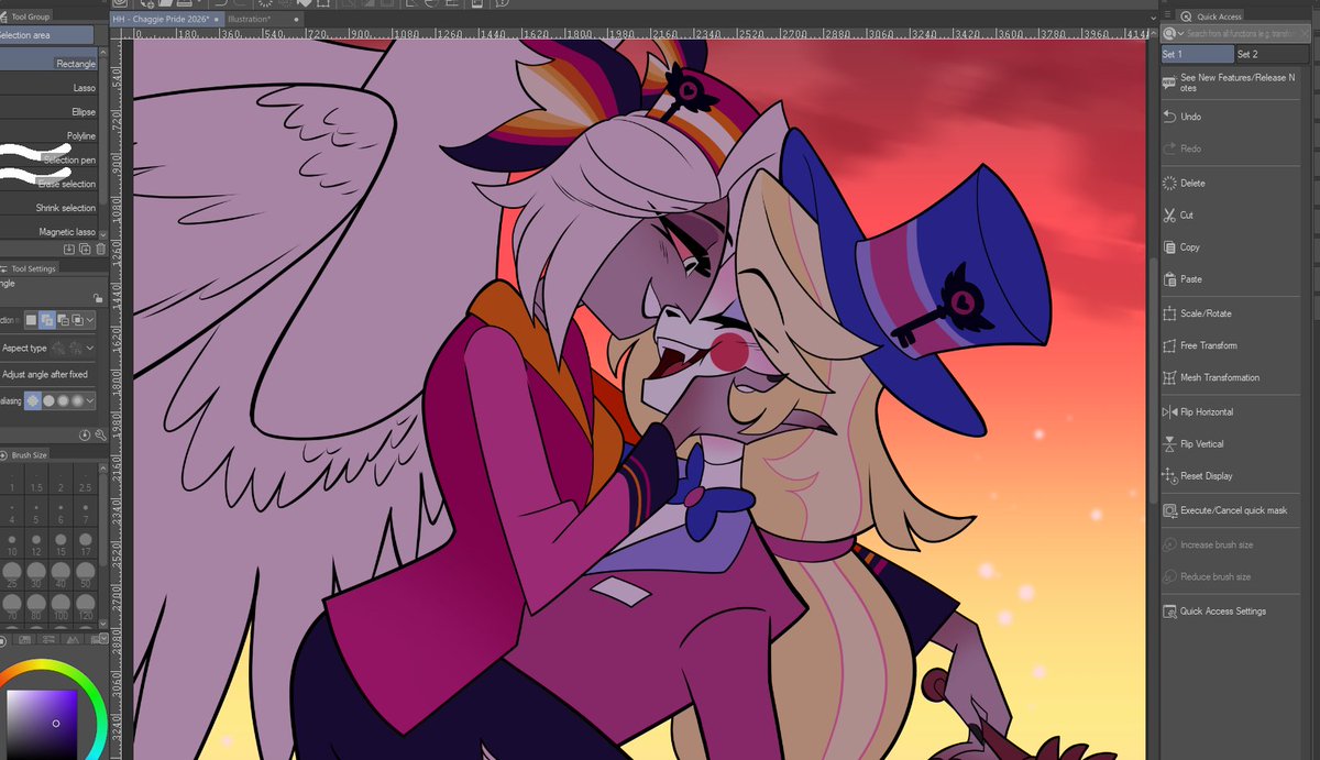 Sirrahchaa's tweet photo. (WIP) 🌈🎀💖 https://t.co/rHIyovjlZW