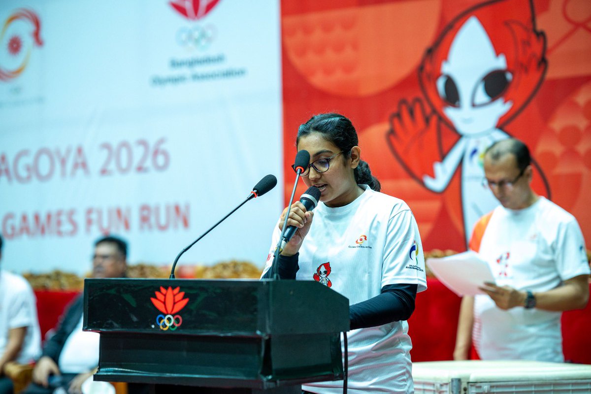 AGFunRun's tweet photo. The 18th edition of Aichi-Nagoya Asian Games fun run successfully held in Dhaka the capital city of Bangladesh today!@OCAAsianGames @AsianGames_2026 @nocbangladesh https://t.co/wqMwA3ay71