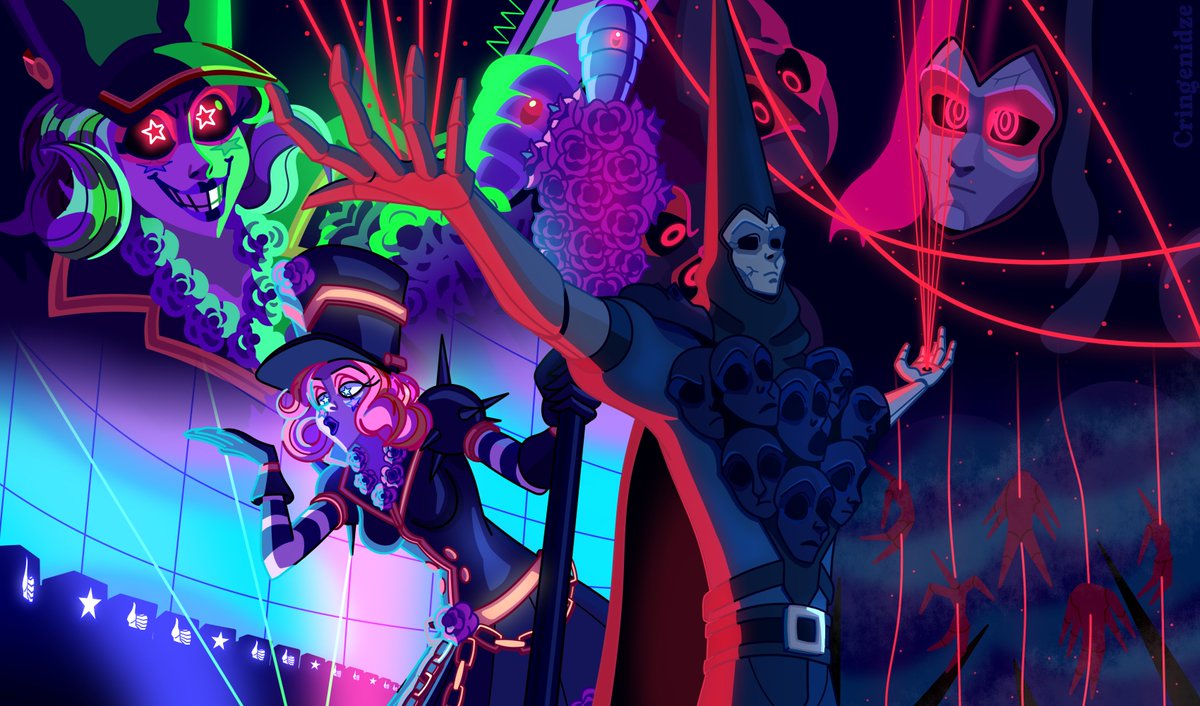 cringenidze's tweet photo. I wanted to draw this art about their voices reveals, but I was a little late😅😅😅
#darkdeception
#puppetking
#darkstar
@VincentLivings https://t.co/dMc8S279wl