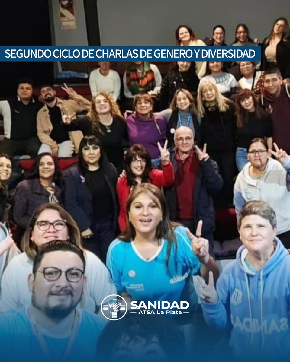 ATSALaPlata1's tweet photo. 📢Ciclo de Charlas Informativas en Género y Diversidad”, promovidas desde la Secretaría de Integración, Género, Diversidad y Derechos Humanos de ATSA Buenos Aires🌈
👉https://t.co/GkddcjnpjN https://t.co/Xh2jm2Mk0h