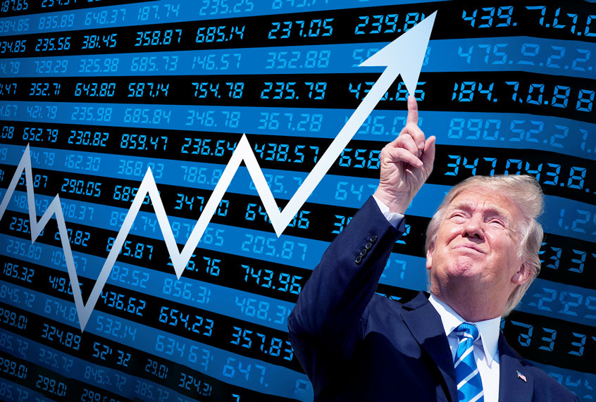 Grown_Zombie's tweet photo. Trump has been manipulating the stock market for personal gain from day one. https://t.co/8DHM3OyQrw