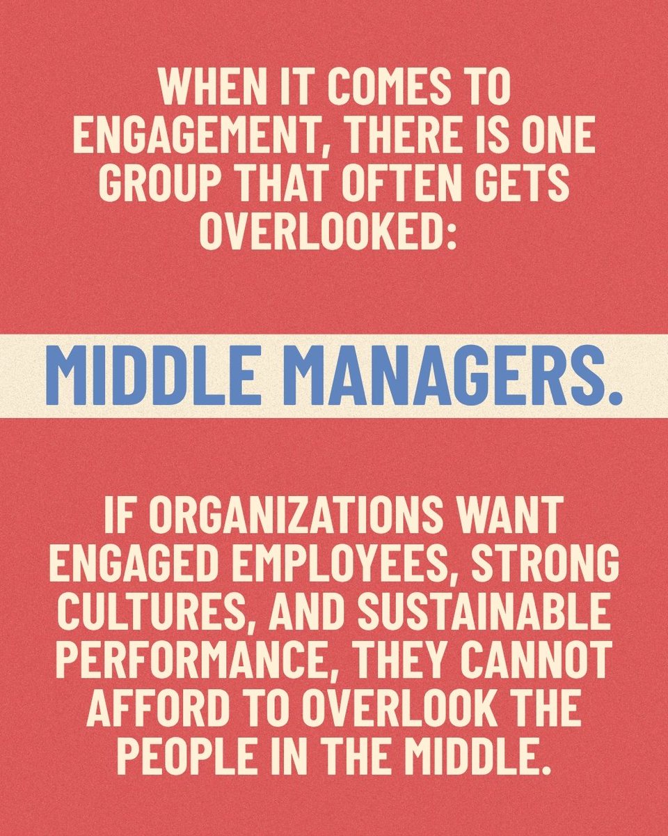 DaleMidAtlantic's tweet photo. Middle managers are feeling the squeeze, and organizations are paying the price.

Why supporting leaders in the middle matters more than ever:

✔️ Better communication
✔️ Stronger engagement
✔️ Healthier cultures

Read more on our blog.

https://t.co/F4g7J21g0W https://t.co/71DlUuFuzg