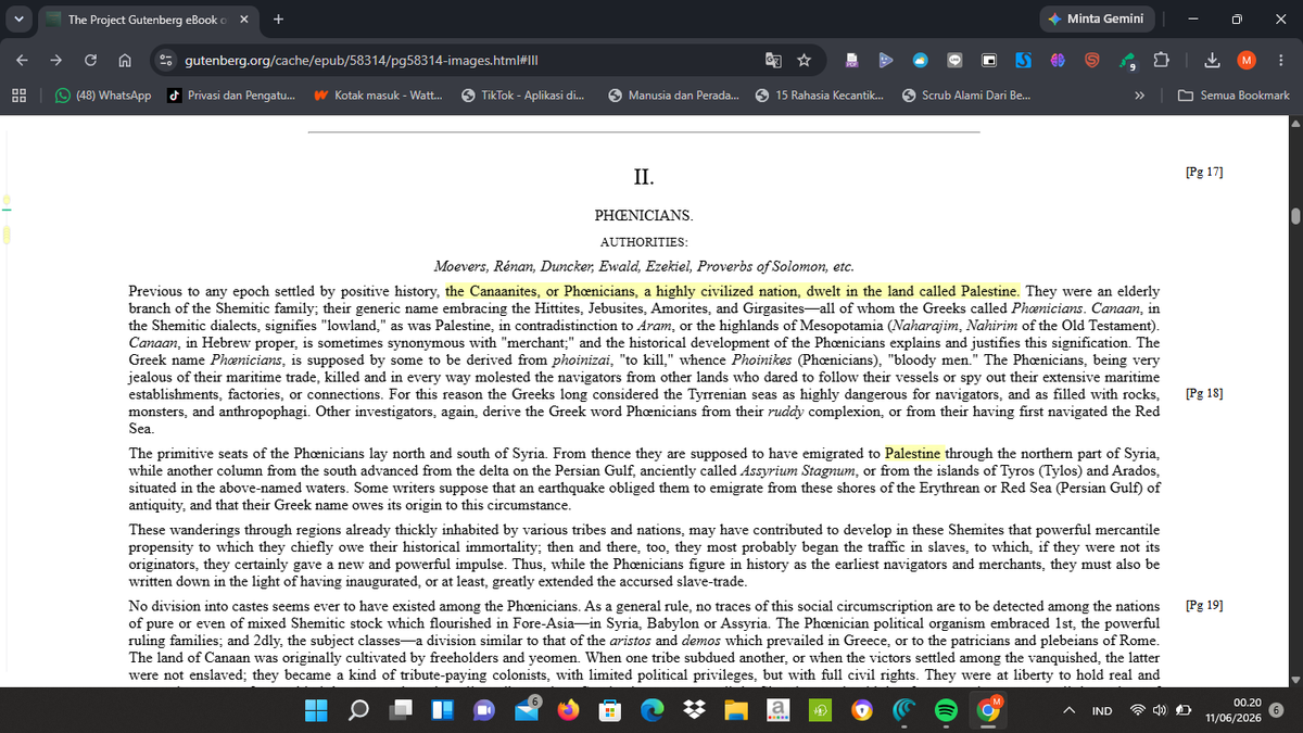 MerahLuruh's tweet photo. Yo, this old-ass 1860 book keeps droppin’ “Palestine” left and right. straight proof it was vibin’ way before that garbage settler colony called Israel even existed, fr. FYI, the book is ancient compared to that trashy criminal state you simp for like a braindead bootlicker. https://t.co/ALyT7YhWZo