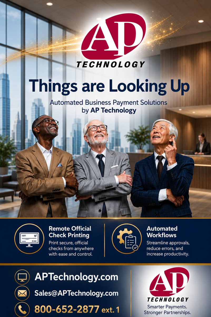 APTpay's tweet photo. Modernized and automated payment solutions for #Banks and #Business. Remote Official Check Printing. Advanced configurable workflows. Payee Deposit Choice. Multi-payment capabilities to grow with you. #APTechnology, your payment pros. https://t.co/D21jbEPTFF https://t.co/uEQhFxjcuD