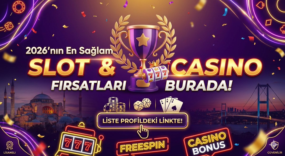 STW_Montok1's tweet photo. 🏆 Büyük Ödüllü Slot Turnuvaları Başladı!

Milyonluk ödül havuzlarına sahip, her hafta kesintisiz turnuva düzenleyen 2026’nın en sağlam lisanslı casino sitelerini listeledik. 🚀

#SlotTurnuvası #Casino #DenemeBonusu #Freespin #borcumuz #değilmi https://t.co/gGTO2w8tYJ