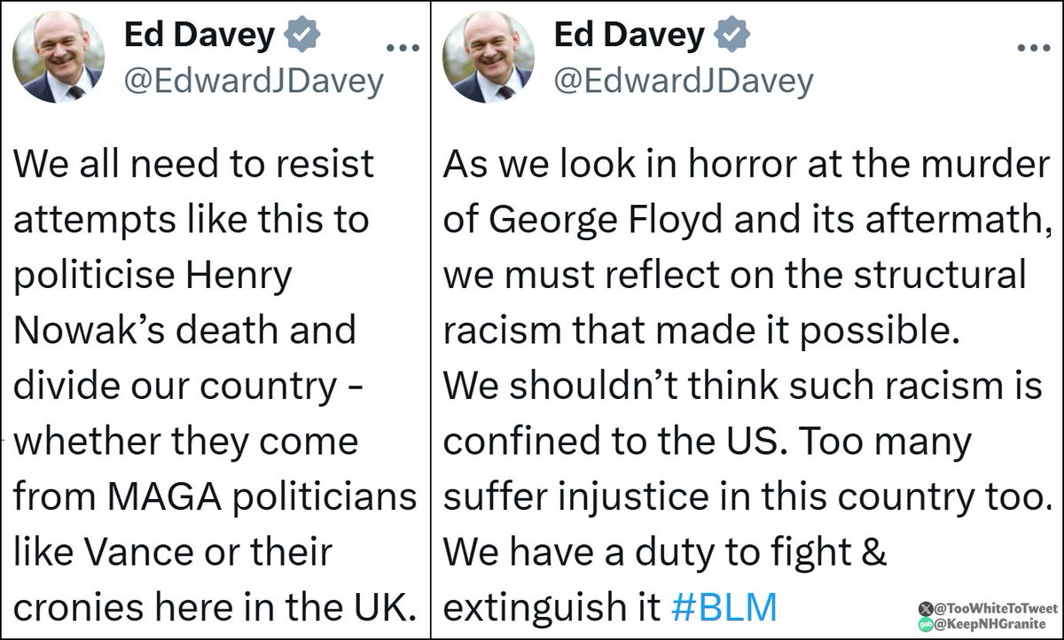 TooWhiteToTweet's tweet photo. I am horrified by Ed Davey. https://t.co/VeCx3Iip7t