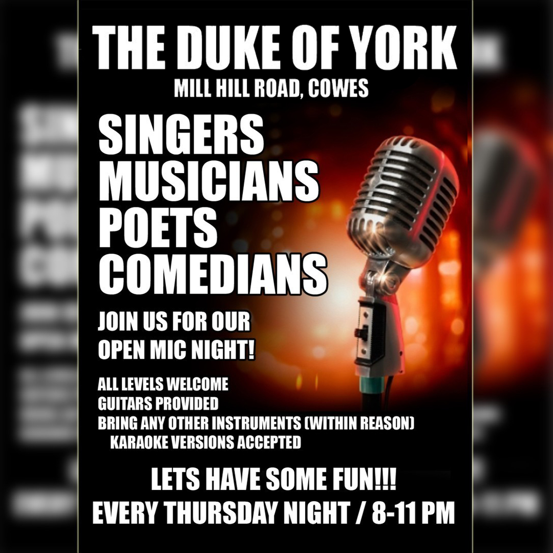 chrisedgesfirst's tweet photo. Thursday night... means OPEN MIC AT THE DUKE OF YORK!
Go and join this talented bunch for a night to remember!

https://t.co/nRMbkiqP8m 
#openmic #live #livemusic #original https://t.co/lgtm1J6wxa