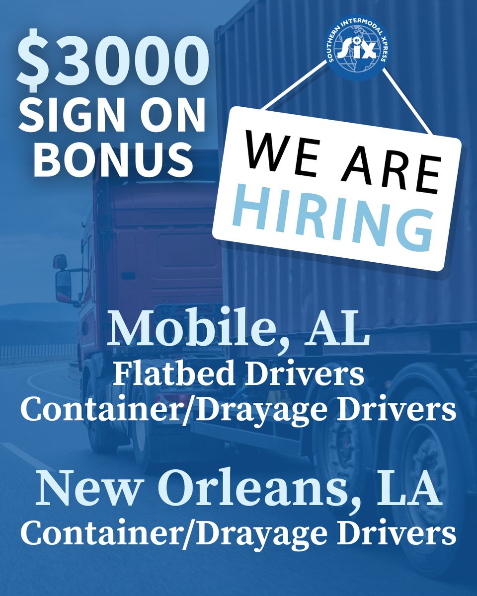 Southern Intermodal Xpress, LLC (@SIXIntermodal) / Posts / X