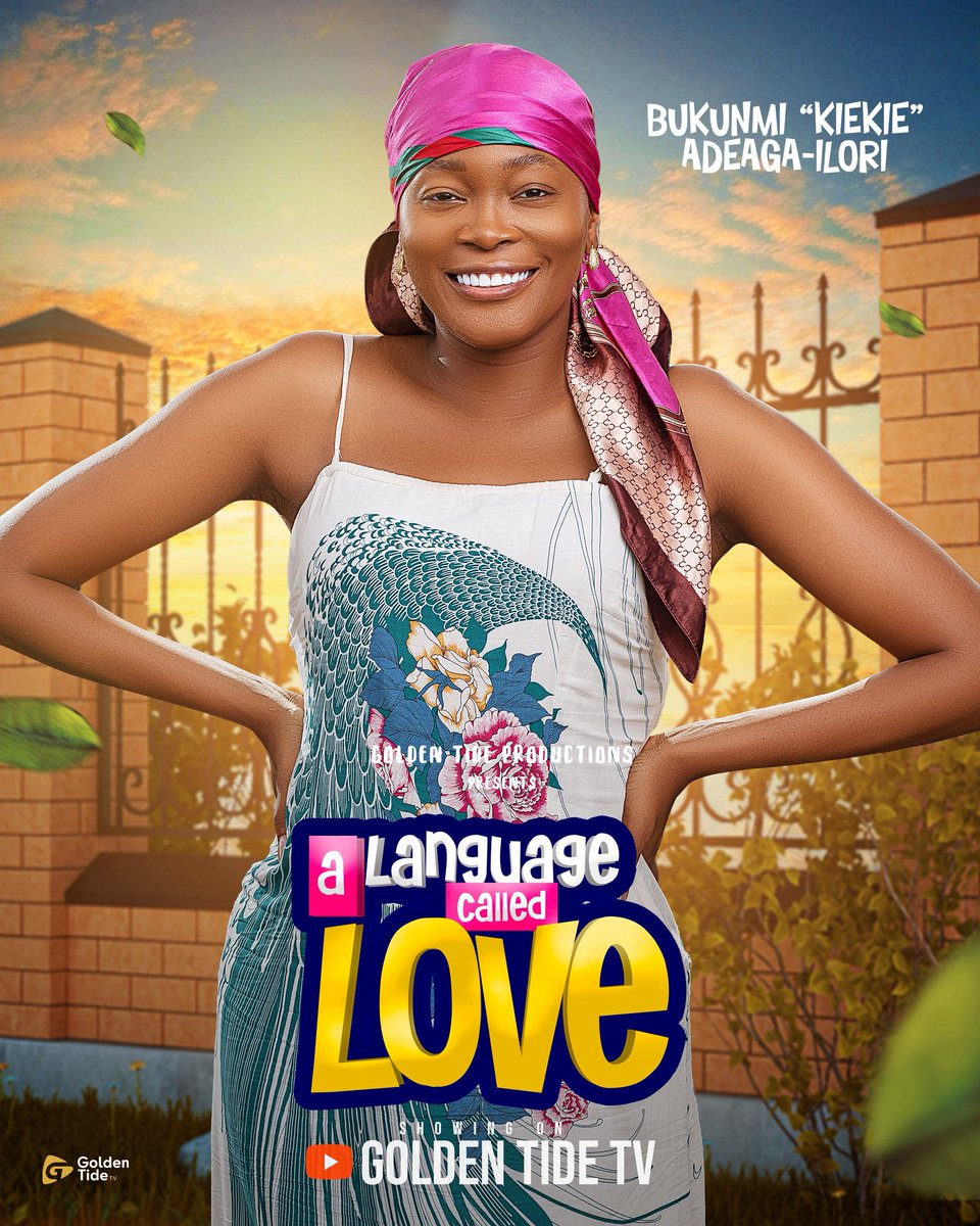 GoldenTide_TV's tweet photo. Meet Toyin, played by KieKie. Toyin is the life of the party and the heartbeat of the community.
Bold, outspoken, and hilariously unpredictable, Toyin never holds back what’s on her mind.
A LANGUAGE CALLED LOVE drop this Friday 12th June on our YouTube channel GoldenTide TV. https://t.co/81yDMbuxFE