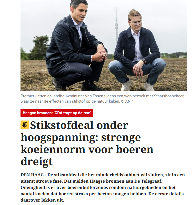 VanUffort's tweet photo. Dit is geen beleid meer, maar het bewust kapot maken van boeren. 
Iedereen weet ondertussen dat het 'stikstofprobleem', geen probleem is, maar een door de overheid verzonnen norm die duizenden keren te hoog is.
#stikstof #kabinetjetten https://t.co/doaC3c5LoZ