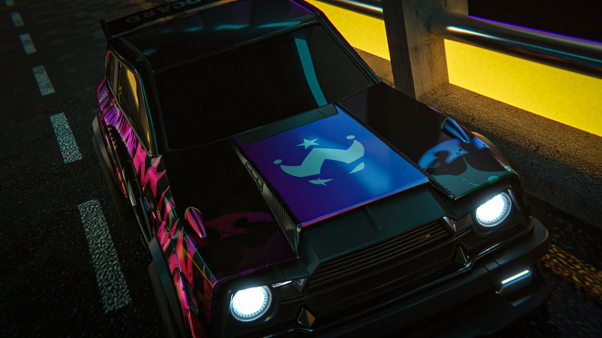 Kisute3's tweet photo. Mon premier decal pour @Wildcard_GG 🃏🥖

Je suis tellement content d'avoir pu travailler sur ce projet, merci à eux de m'avoir fait confiance 🙏

Decal disponible dans la boutique officielle.

#stackthedeck | #RocketLeague https://t.co/2Li1a0UBcx