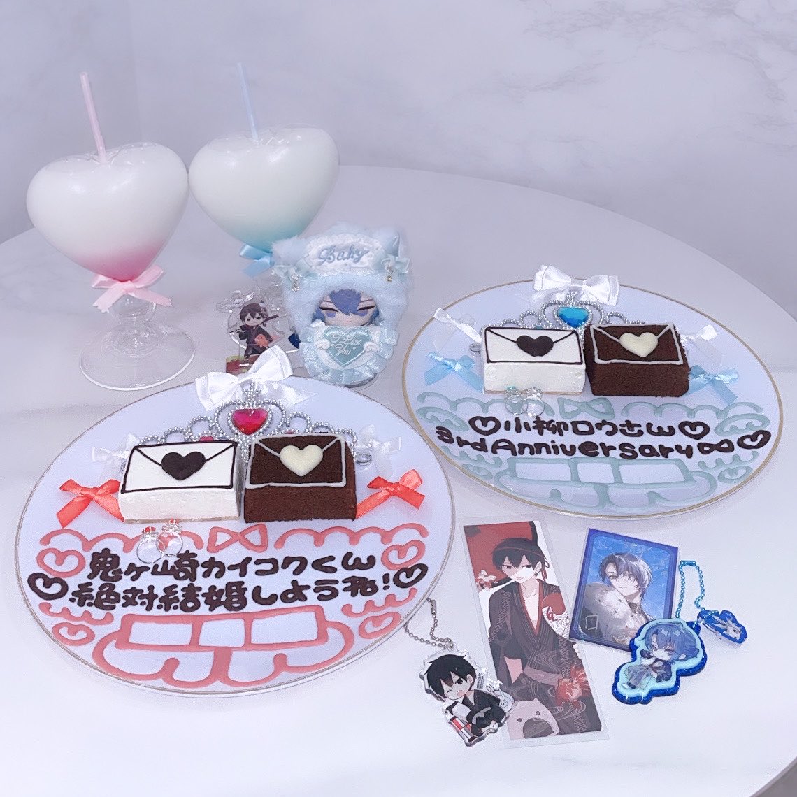 O2_oooo's tweet photo. 白がチーズケーキ黒がブラウニーで神 https://t.co/GilSokT5Q5