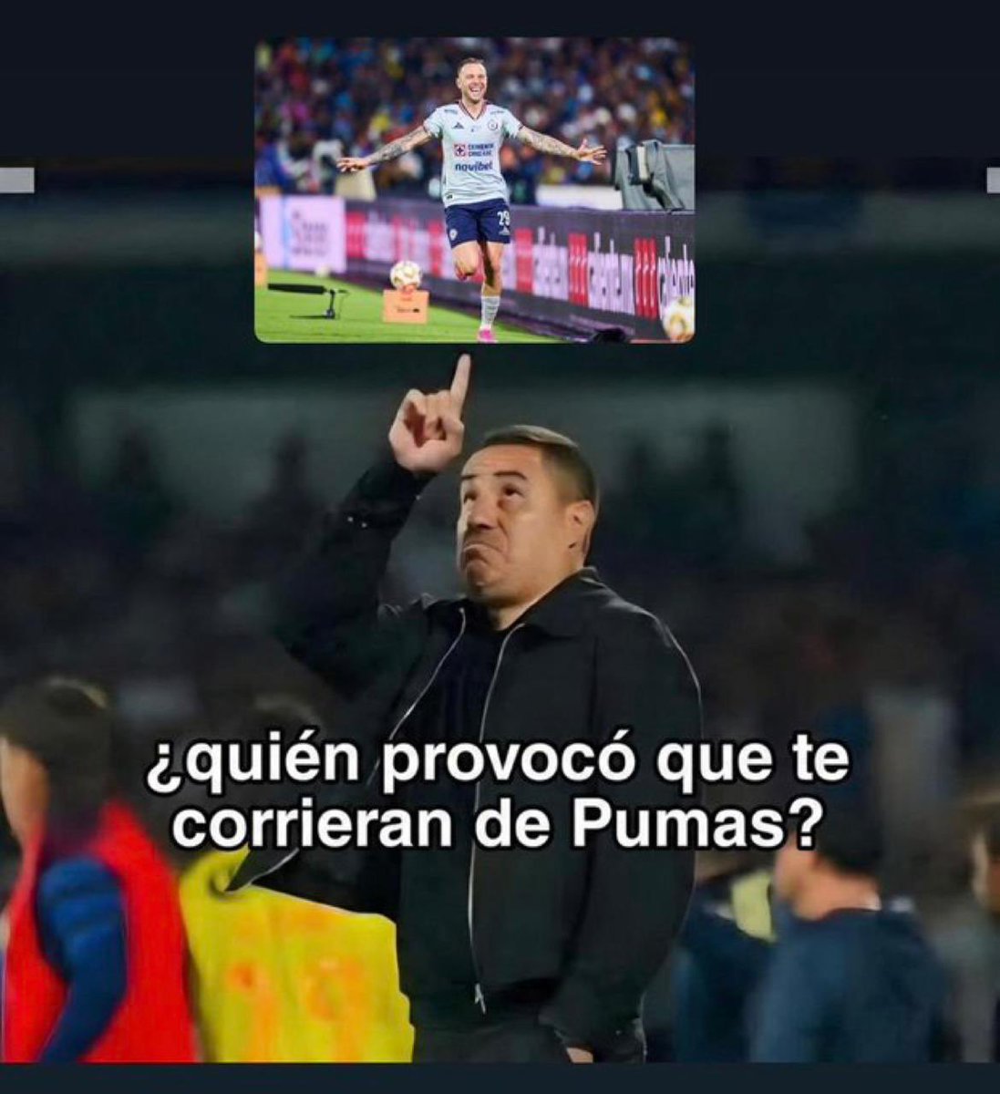 angstk15's tweet photo. 🤣 #EnSuEstadio #ConSuGente 
“DE ESTA NO SE LEVANTAN EN SU PUMECA VIDA” 😹 ��� 🤡 @rocelorio https://t.co/a42hPxWomS