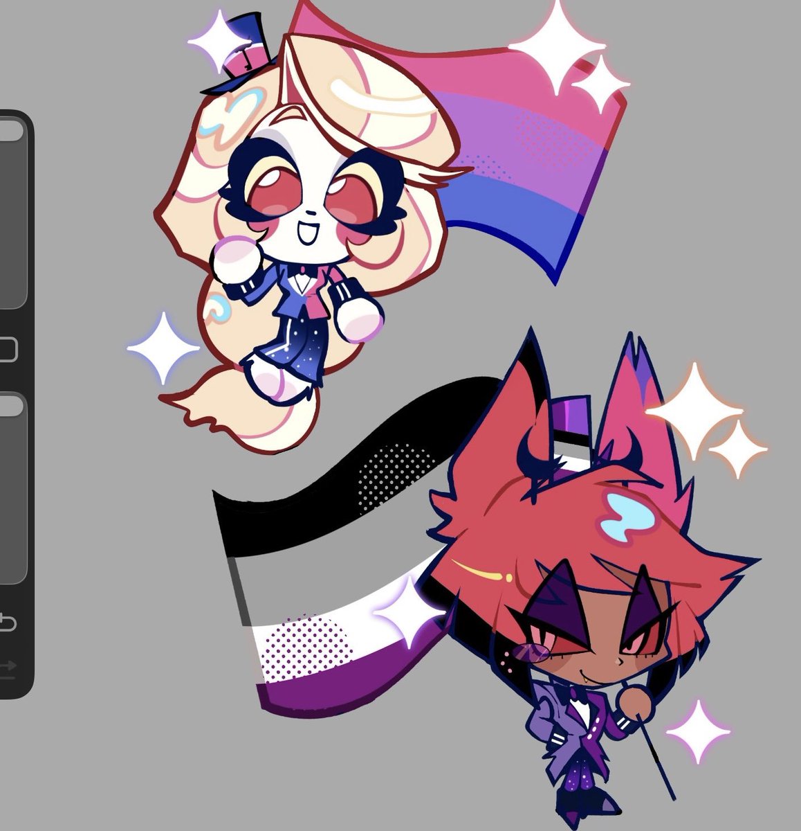 alxxbee_'s tweet photo. WIP but why is drawing chibis SOOOO hard https://t.co/LhZ0xbNST3