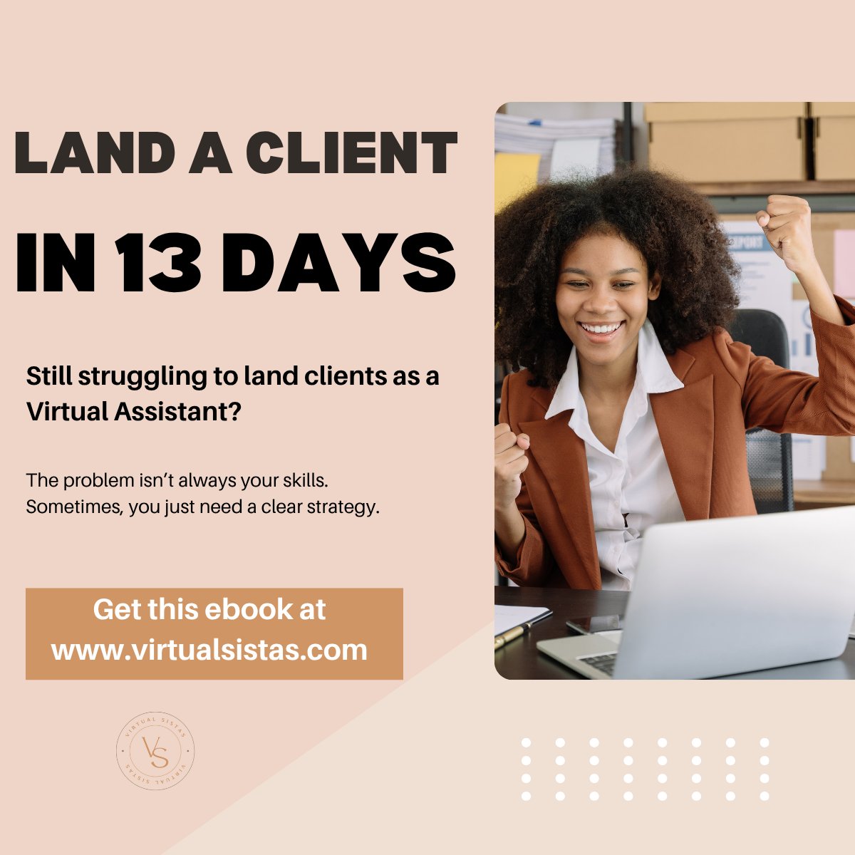 virtualsistas's tweet photo. Inside this ebook, you’ll:
-Find Your WHY
-Discover Your Niche
-Get a Client
-Implement Systems

We always put the link to our website in our bio❤️

#Virtualsistas #VirtualAssistants #VAJobs #FreelanceLife #ClientAcquisition #RemoteWork #VAGrowth https://t.co/jM7gPtdm71