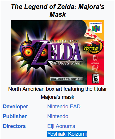 Plasma_Legion's tweet photo. This is for the putzes who think Majora's Mask is a counterpoint https://t.co/8dmRkKd4iy