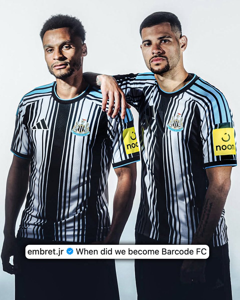 ESPNUK's tweet photo. Newcastle's new home kit looks familiar 😂 https://t.co/11dTWHtmeq