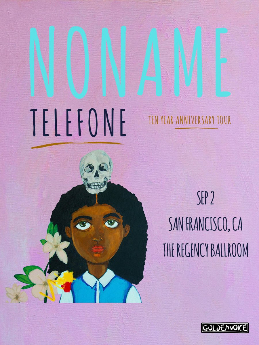 RegencyBallroom's tweet photo. 𝓙𝓾𝓼𝓽 𝓐𝓷𝓷𝓸𝓾𝓷𝓬𝓮𝓭: NONAME AT THE REGENCY ON 9.2 🤎🌼✨

PRESALE - THURSDAY 6.11
ON SALE - FRIDAY 6.12 https://t.co/jNNa5Rau8T