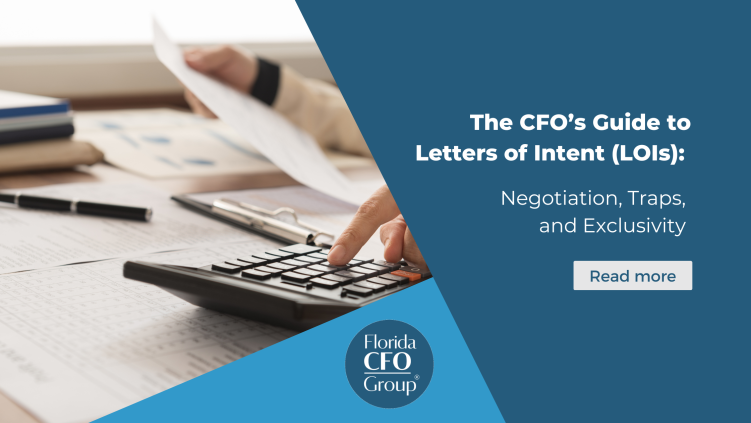 FLCFOGroup's tweet photo. Many business owners see the LOI as a formality. In reality, it can be one of the most important negotiations in an M&amp;A deal.

Florida CFO Group partner Tim Fischer explains why terms like exclusivity, working capital &amp; diligence matter more than many realize.

#FloridaCFOGroup https://t.co/HsaI3li2pZ