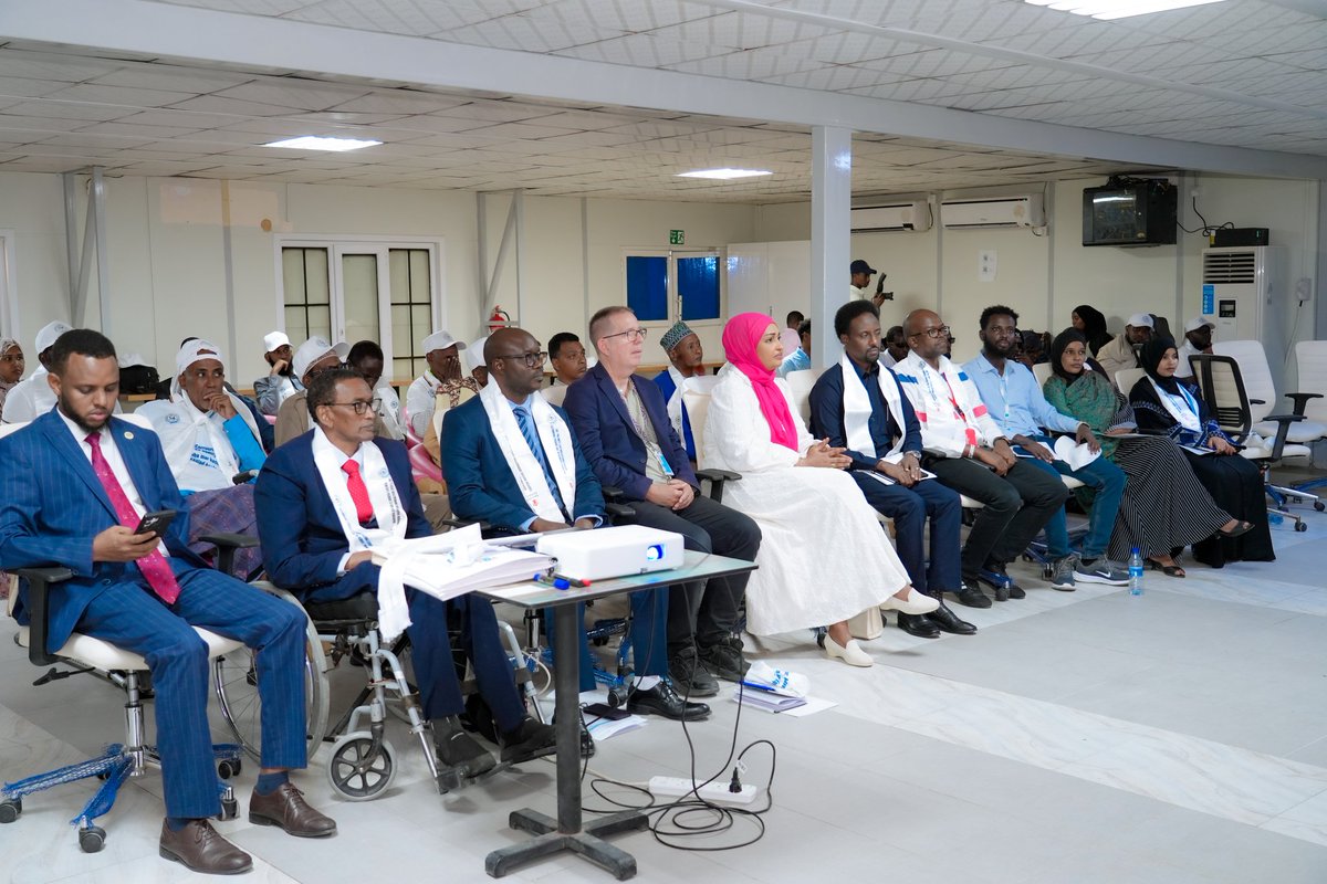 KhadijaMakhzumi's tweet photo. Today in Mogadishu, I officially launched the implementation of Somalia’s Law on the Protection and Rights of Persons with Disabilities, marking an important milestone in our efforts to build a more inclusive and equitable society.

In my remarks, I reaffirmed the Federal Government’s commitment to ensuring that persons with disabilities enjoy equal rights, opportunities, and full participation in all aspects of national life. This law strengthens the protection of their rights and dignity while advancing their meaningful inclusion in our country’s development.

I also called on government institutions, civil society, development partners, and the wider community to work together to ensure its effective implementation. In particular, Article 7 affirms the right of persons with disabilities to representation at all levels of decision-making, reflecting our shared responsibility to promote inclusion, participation, and equal opportunity for all citizens.