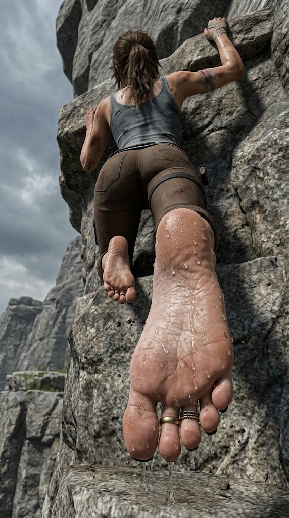 AlanahKat's tweet photo. #tombraider #laracroft #footfetish

https://t.co/PvwnC4HKdF https://t.co/29iKiIWaOV
