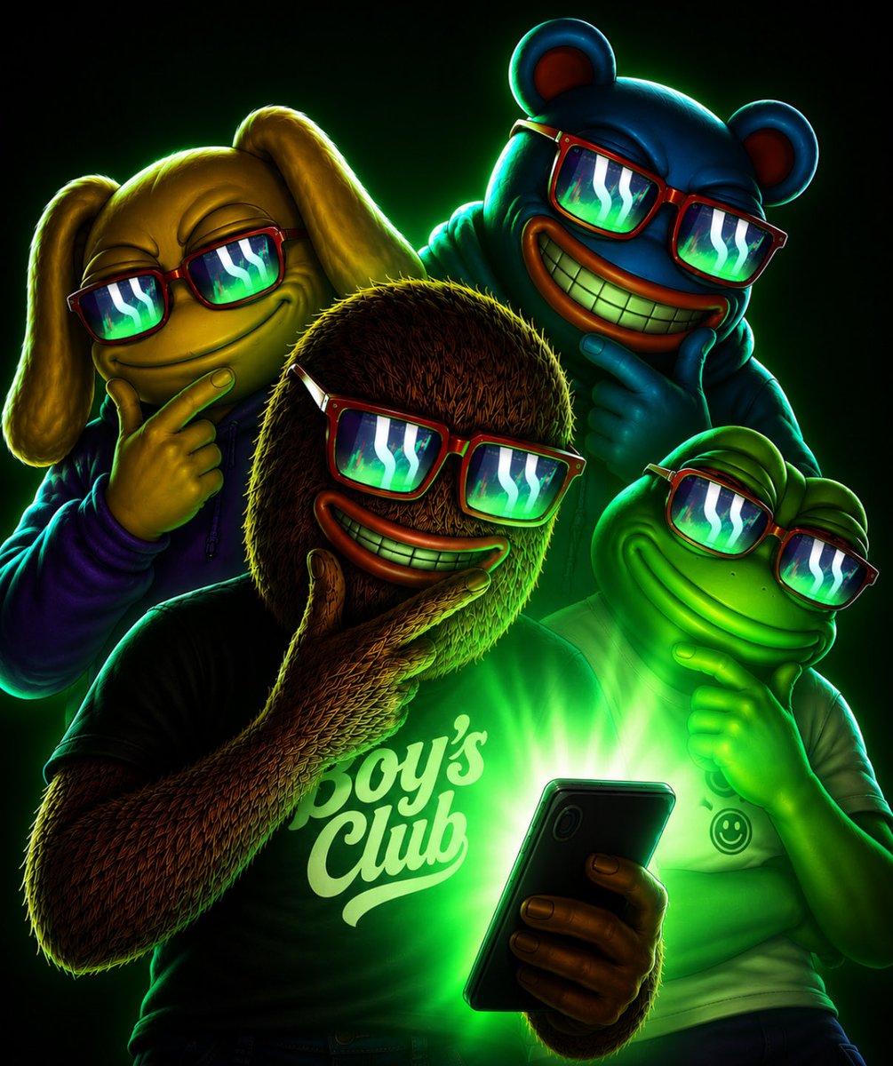 RescueTurtlez's tweet photo. @IcedKnife Iced brother take a look at the $boysclub we grind everyday until we hit the billions https://t.co/U4vUpV2qa8