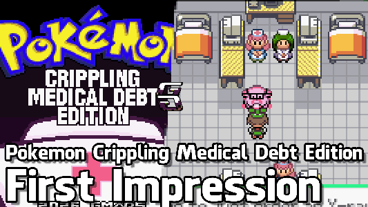 seatgem's tweet photo. Today, I played a fun GBA ROM hack with a medical debt story, aka Pokemon Crippling Medical Debt Edition. Here is my first impression. #seatgem #pokemon #pokemoncripllingmedicaldebtedition #gba 📷Read more: https://t.co/i3Fpio7hMX https://t.co/kd7vZHKzC3
