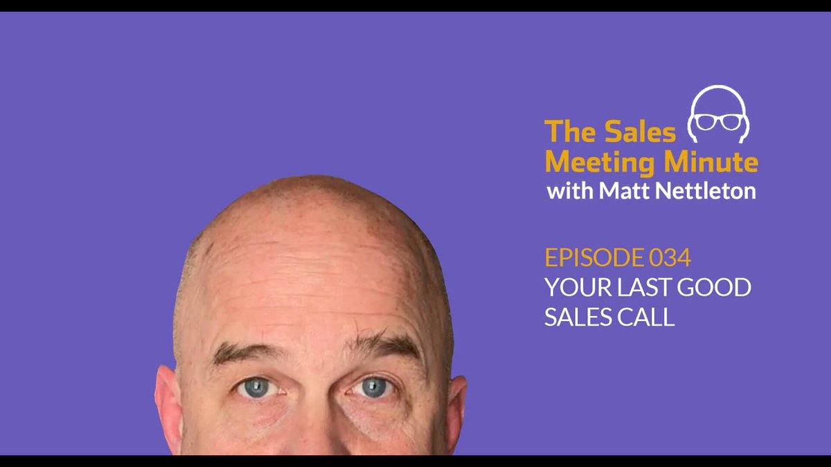SandlerDTBIndy's tweet photo. If you want to get better, you need a consistent PROCESS, you need to adjust, practice, and repeat predictable patterns. You need to debrief good and bad sales calls.
Watch this Classic Meeting Minute: Your Last Good Sales Call ➡️ https://t.co/MCx7g7mZK6
#Sandler #SalesProcess https://t.co/CNXxXm2Apy