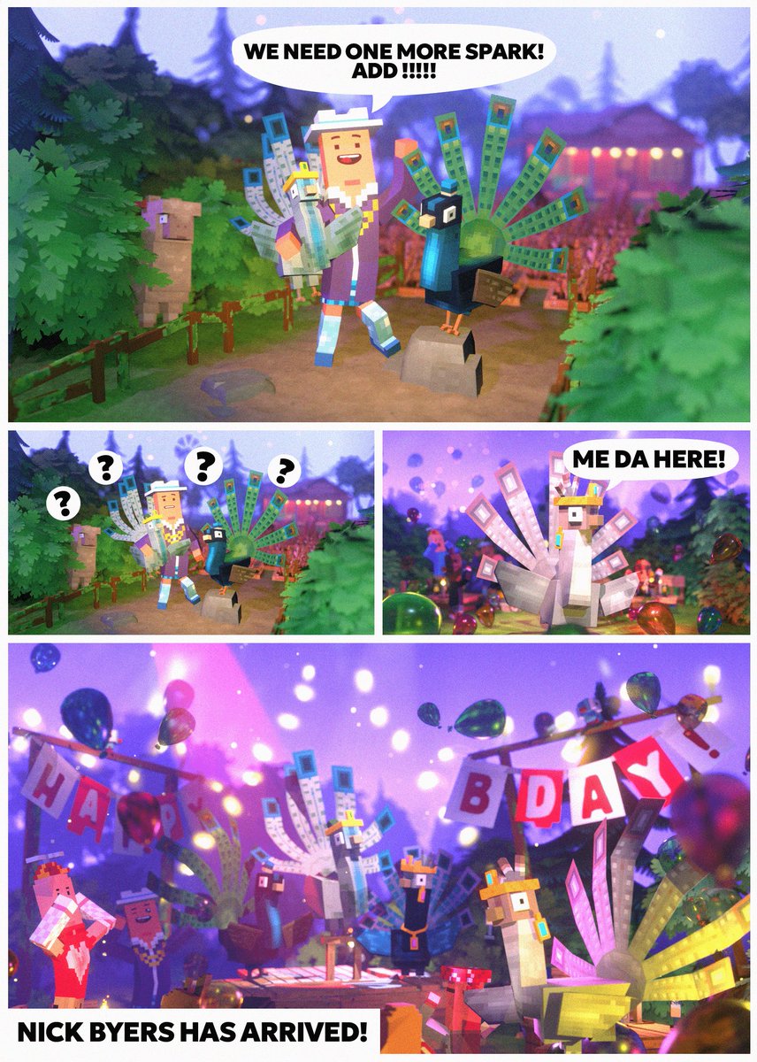 ChainersGame's tweet photo. 🎊 Chainers Celebration: Chapter II 🎊

Royal Treats

Maximiliano says: Every farm preparing for a royal celebration needs a special atmosphere. He knows the person who creates it — Nick Byers!

The farmers are preparing new, rare delicacies, and Nick shows up at the farm. With his arrival, everything changes - the music, the mood, the magic.

The farm begins to breathe the spirit of celebration.

Can you feel it?