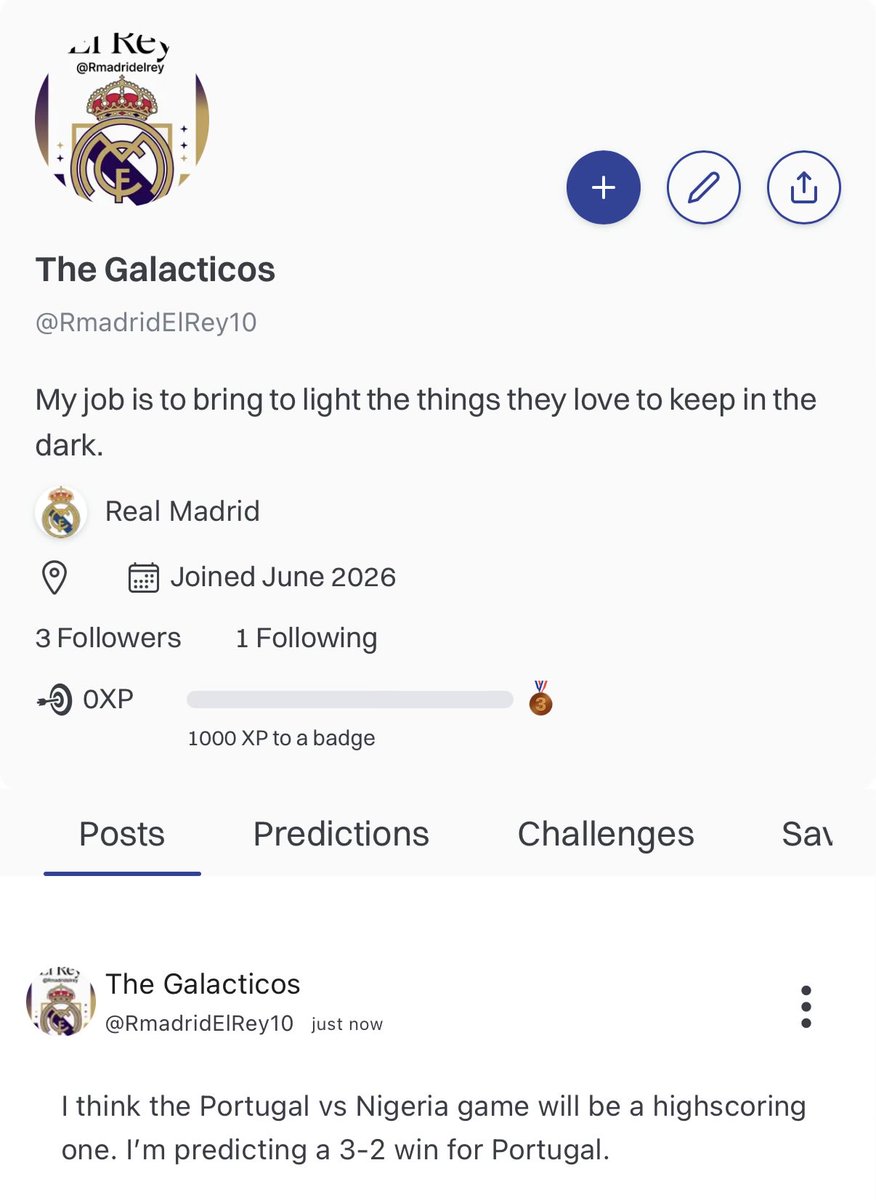 RmadridElRey's tweet photo. I’m going to be posting a lot on the @sportlaze platform during this WC. Predictions, Analysis, game reactions. 

Watch this space. https://t.co/JFIIsqrUIi