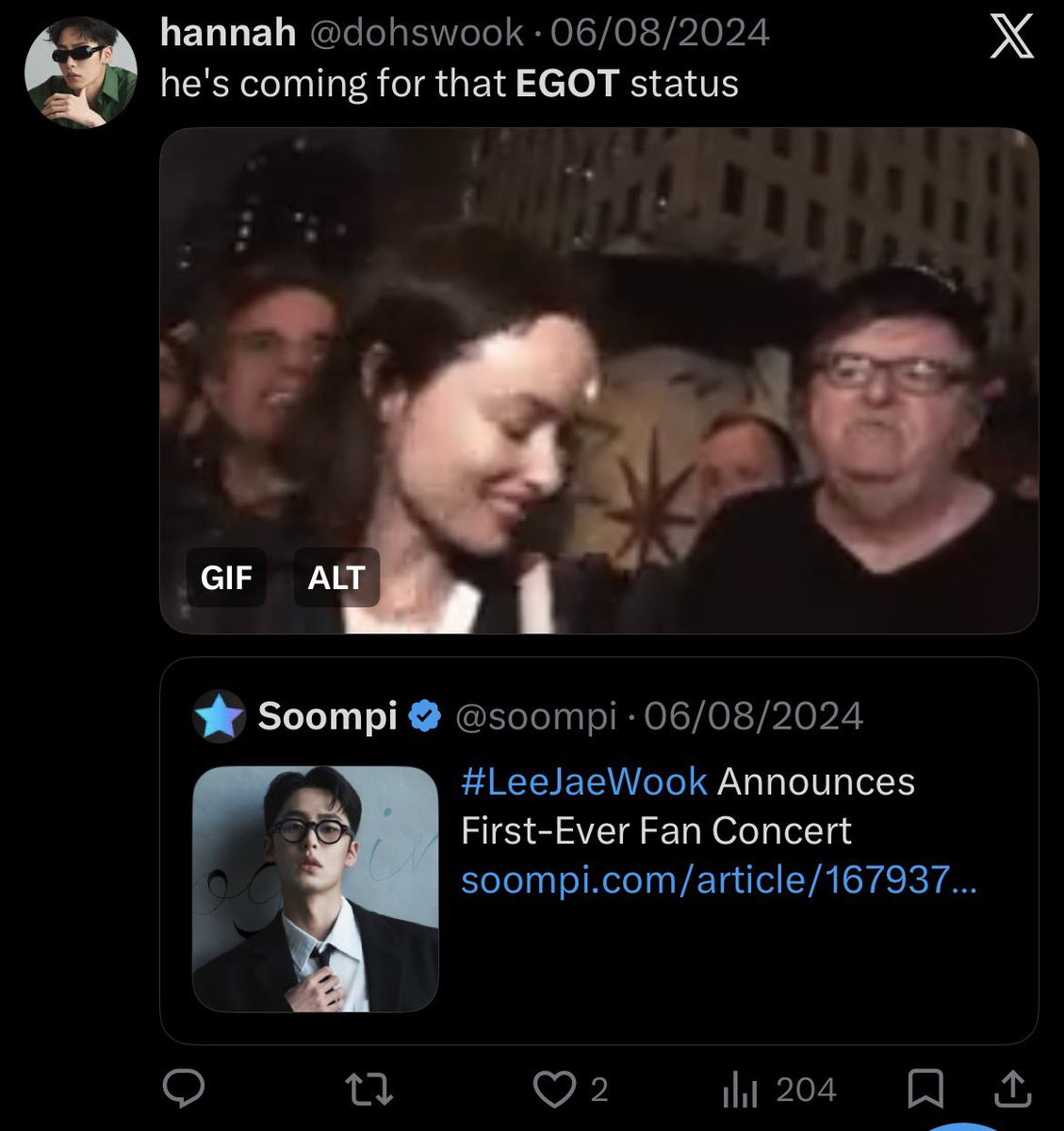 dohswook's tweet photo. I MAY BE UNSERIOUS BUT I NEVER TELL A LIE GRAMMY INCOMING

 #WATCHTHISSPACE https://t.co/3zYB84gzF1