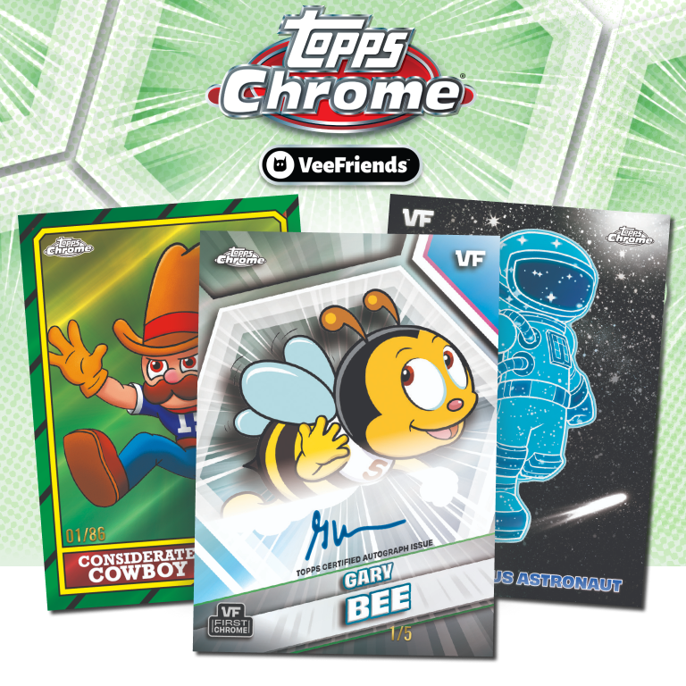 FastBreakCards's tweet photo. 2026 Topps Chrome® VeeFriends #ad 

https://t.co/LatVg4rbVd https://t.co/BxogOwZ8hn