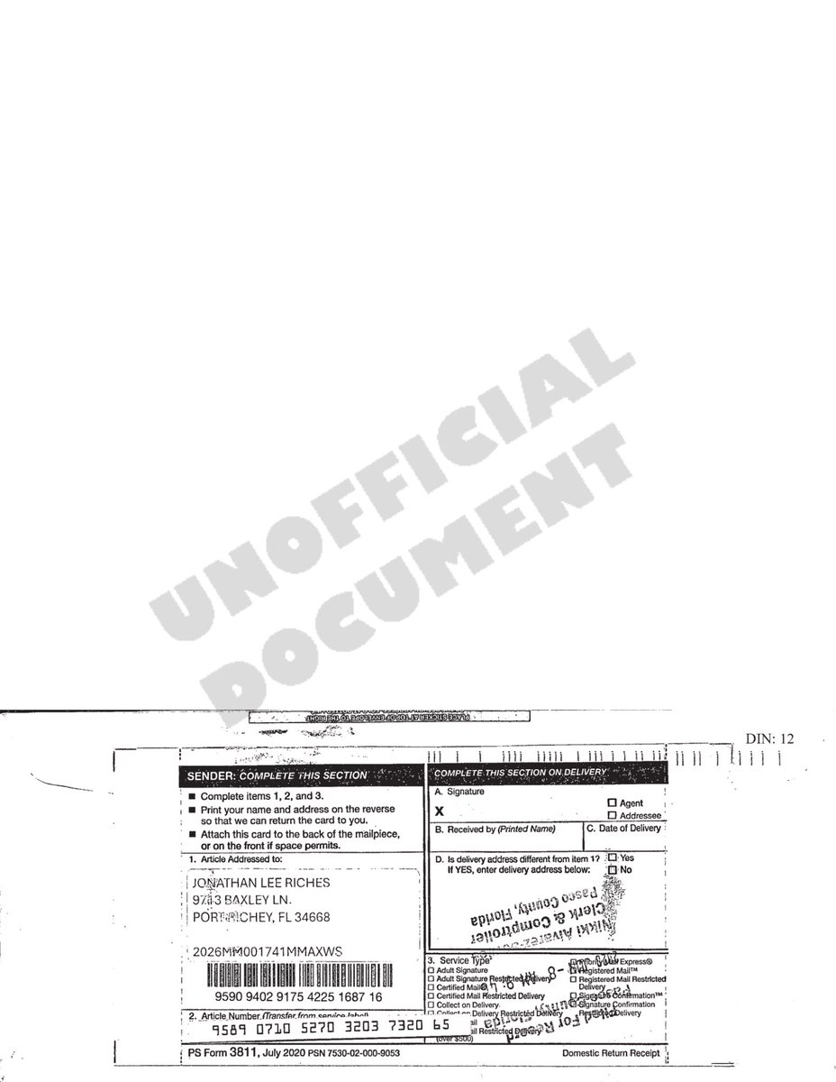 subtxtpress's tweet photo. Summons returned unserved for JLR, prolific coward and scumbag. https://t.co/QHBwJt5ZdF
